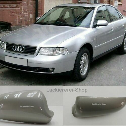 AUßENSPIEGEL KAPPE/GEHÄUSE LACKIERT IN WUNSCHFARBE NEU für Audi A4 B5 1994-2001