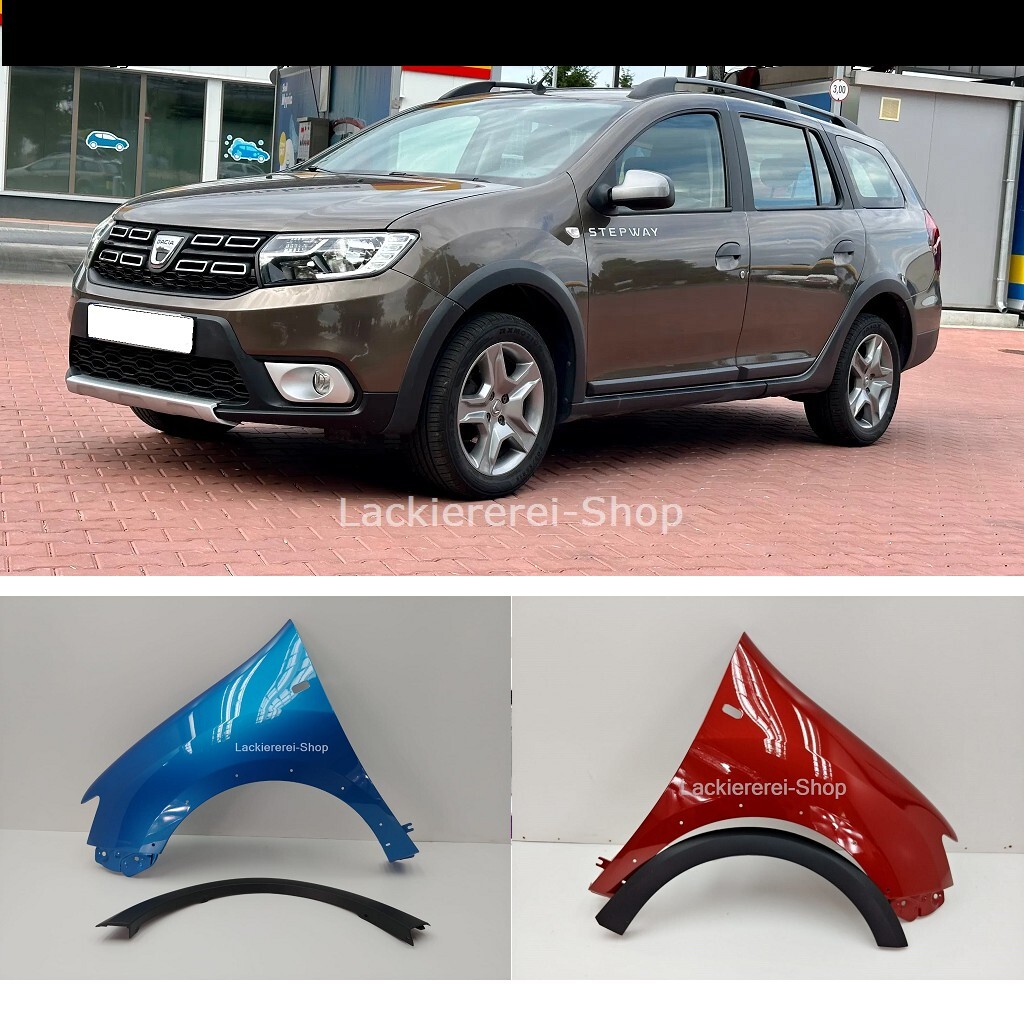 KOTFLÜGEL VORNE LACKIERT WUNSCHFARBE NEU für Dacia Logan Stepway 2012-2020