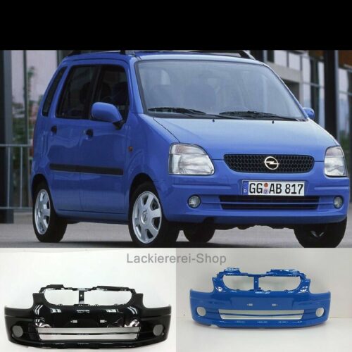 STOßSTANGE VORNE LACKIERT IN WUNSCHFARBE NEU für Opel Agila A 2000-2003 mit Nebel.