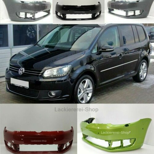 STOßSTANGE VORNE LACKIERT IN WUNSCHFARBE NEU für VW Touran 2010-2015 alle Versionen