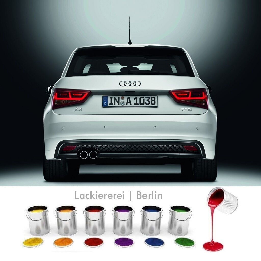 Audi A1 Stoßstange Hinten Lackieren Kosten Audi A1 2010-2014 PDC STOßSTANGE HINTEN S-LINE, LACKIERT IN WUNSCHFARBE