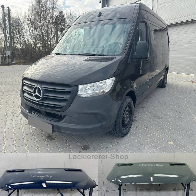 MOTORHAUBE LACKIERT IN WUNSCHFARBE NEU für Mercedes-Benz Sprinter W907 2018-
