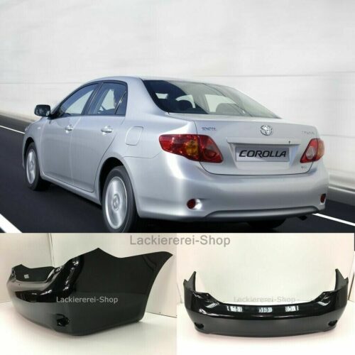 STOßSTANGE HINTEN LACKIERT IN WUNSCHFARBE NEU für Toyota Corolla 2007-2010