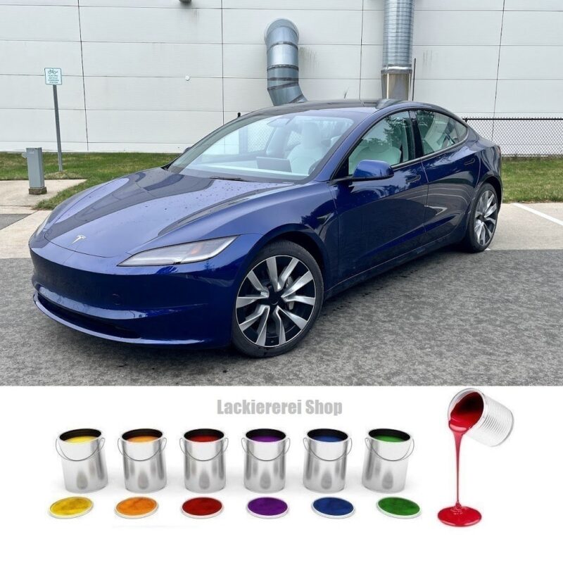 KOTFLÜGEL VORNE LACKIERT IN WUNSCHFARBE NEU für TESLA Model 3 2023-