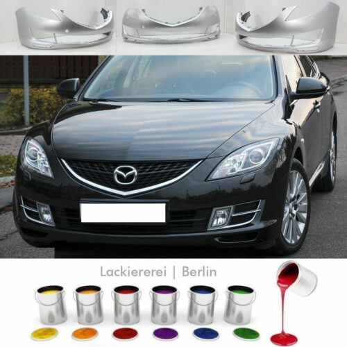 STOßSTANGE VORNE LACKIERT IN WUNSCHFARBE NEU für Mazda 6 2007-2010 SRA