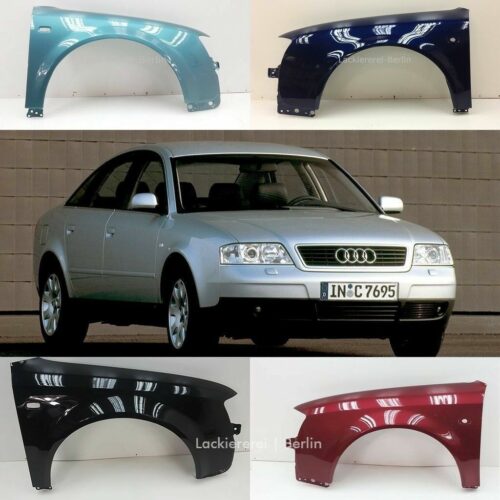 KOTFLÜGEL VORNE LACKIERT IN WUNSCHFARBE NEU für Audi A6 C5 1997-2001