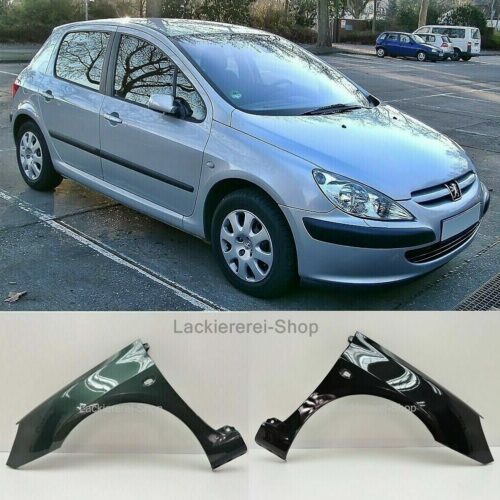 KOTFLÜGEL VORNE LACKIERT IN WUNSCHFARBE NEU für Peugeot 307 2001-2005 