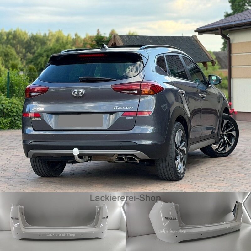 STOßSTANGE HINTEN LACKIERT IN WUNSCHFARBE NEU für Hyundai Tucson 2018-2020