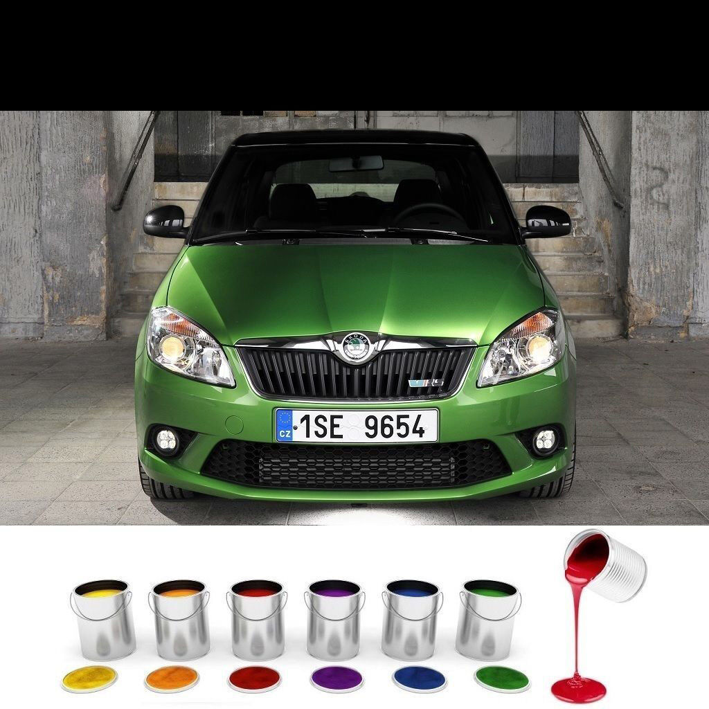 Skoda Fabia II RS STOßSTANGE VORNE ORIGINALTEIL lackiert ...