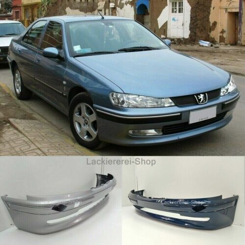 STOßSTANGE VORNE LACKIERT IN WUNSCHFARBE NEU für Peugeot 406 1999-2004
