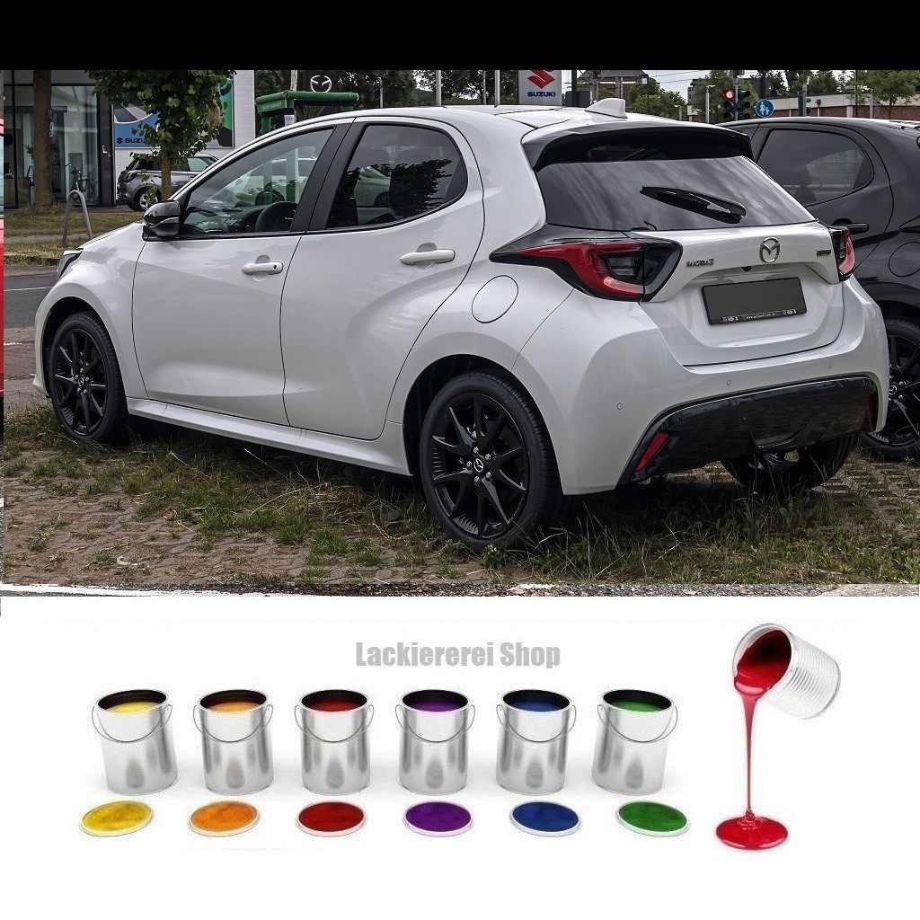 STOßSTANGE HINTEN LACKIERT IN WUNSCHFARBE NEU für Mazda 2 XP21 ab 2021-