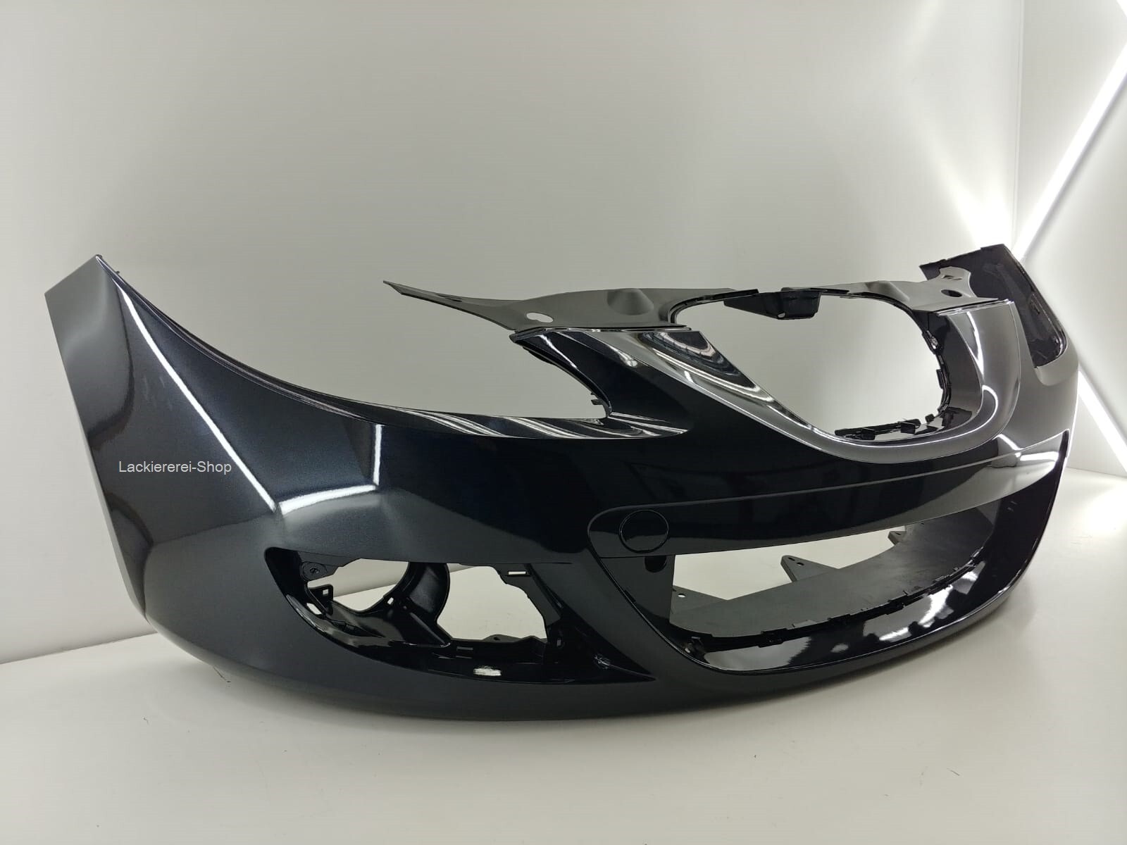 STOßSTANGE VORNE LACKIERT IN LC9Z Black Magic für Seat Leon 2005-2009 Lagerware