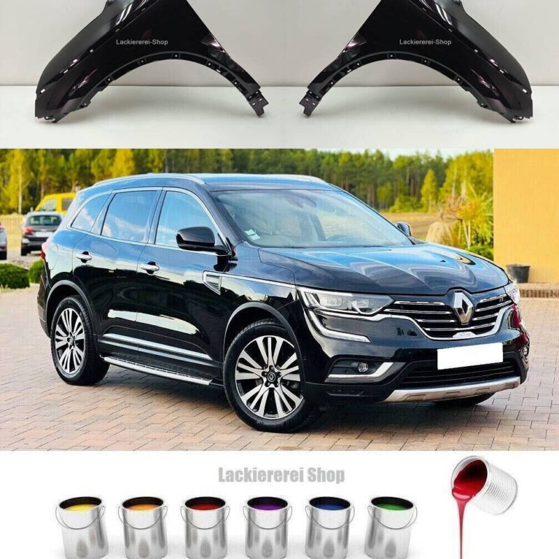 KOTFLÜGEL VORNE LACKIERT IN WUNSCHFARBE NEU für Renault Koleos 2016-2023