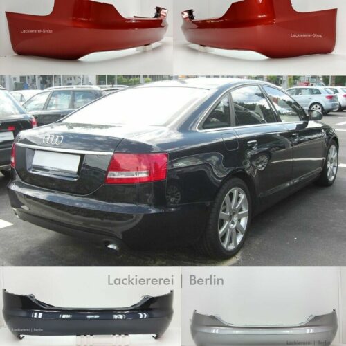 STOßSTANGE HINTEN LACKIERT IN WUNSCHFARBE NEU für Audi A6 C6 2004-2008