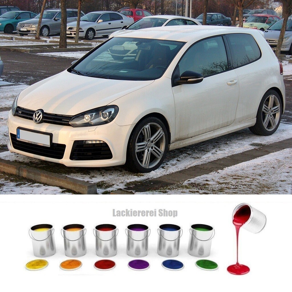 STOßSTANGE VORNE LACKIERT IN WUNSCHFARBE NEU für VW Golf 6 R SET