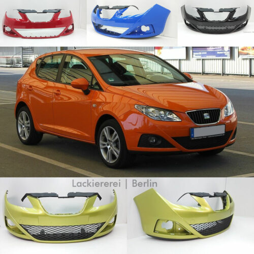 STOßSTANGE VORNE LACKIERT IN WUNSCHFARBE NEU für Seat Ibiza 2008-2012