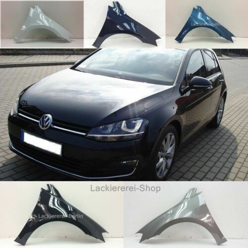 KOTFLÜGEL VORNE LACKIERT IN WUNSCHFARBE NEU für VW Golf 7 2012-2020